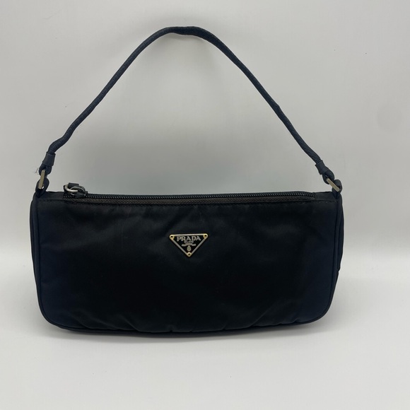 Prada Handbags - Prada Nylon Pochette Bag